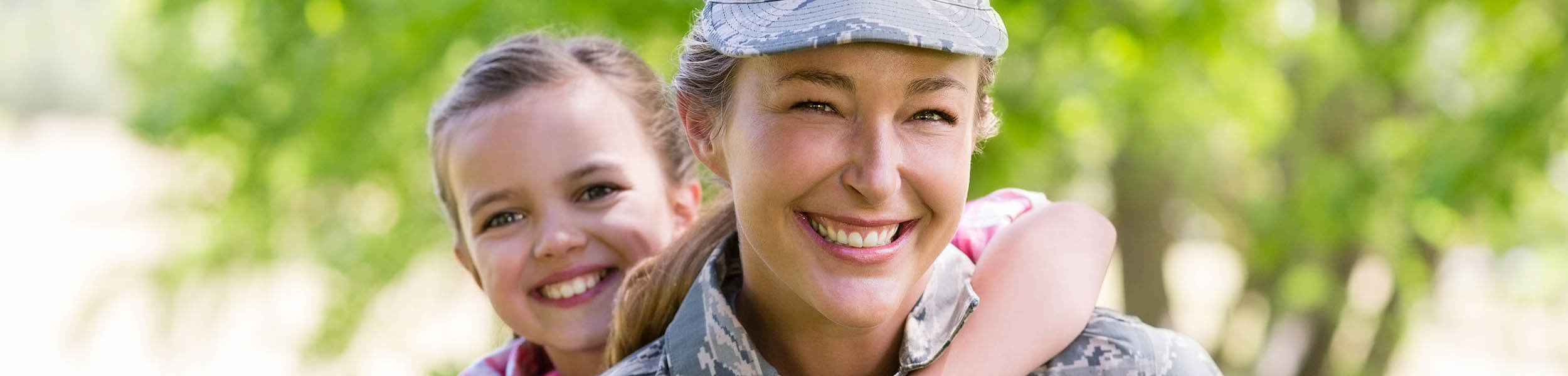 veteran and her daughter